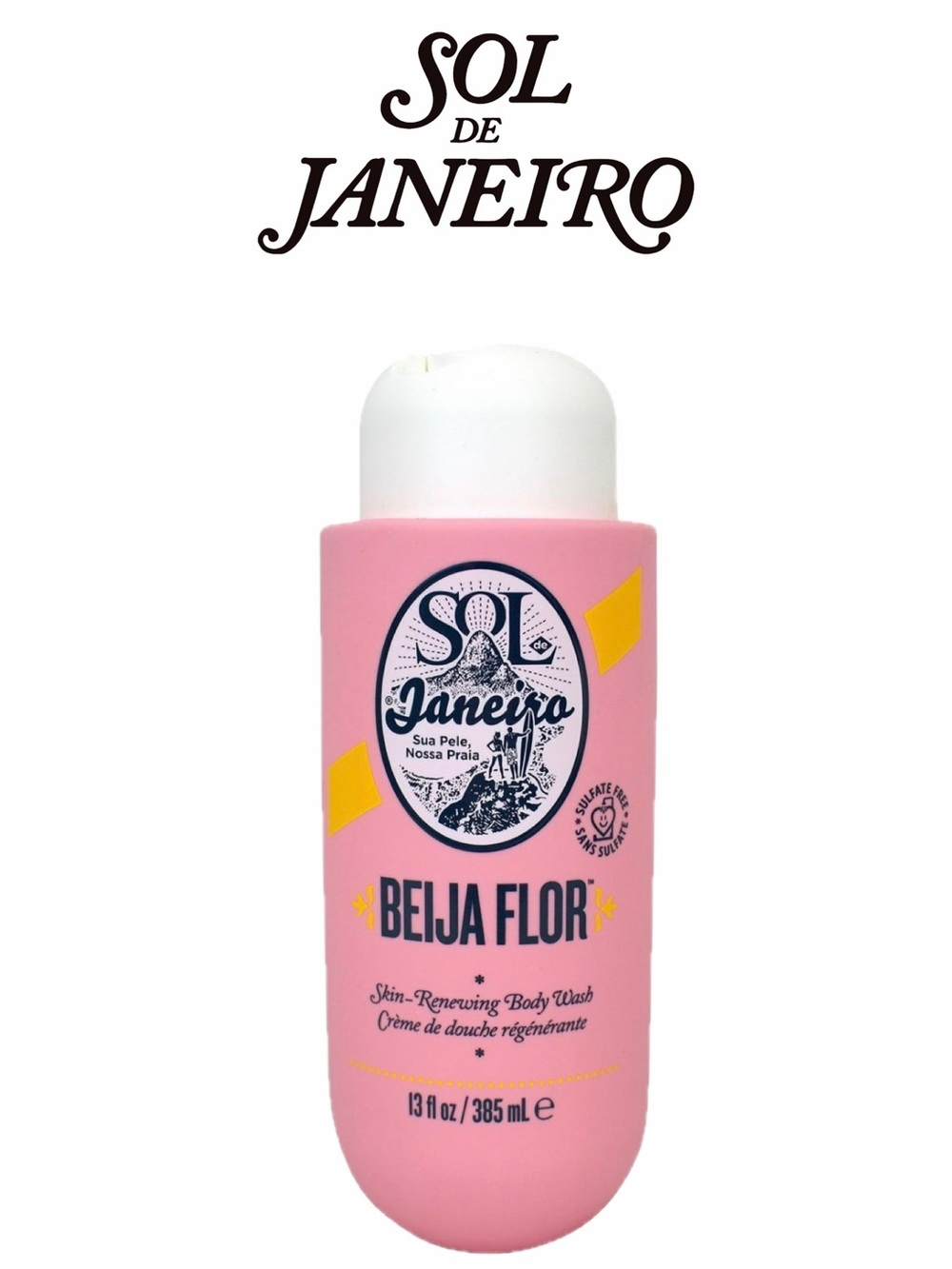 Sol de Janeiro Beija Flor Skin-Renewing Body Wash - Pink 13 oz
